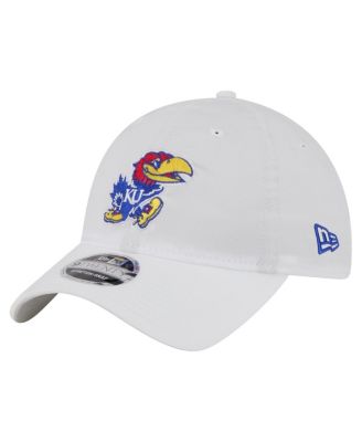 New Era - Men's White Kansas Jayhawks Active Ripstop 9TWENTY Adjustable Hat