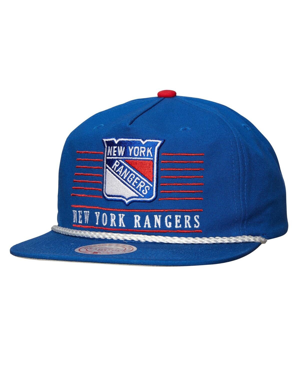 Mitchell & Ness Men's Blue New York Rangers Ascend Deadstock Snapback Hat In Blue