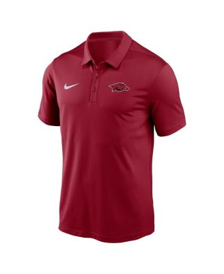Men's Crimson Arkansas Razorbacks Victory Solid Performance Polo Shirt