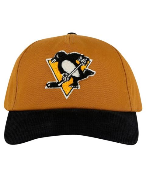 Мужская кепка American Needle Tan/Black Pittsburgh Penguins Burnett Adjustable Hat