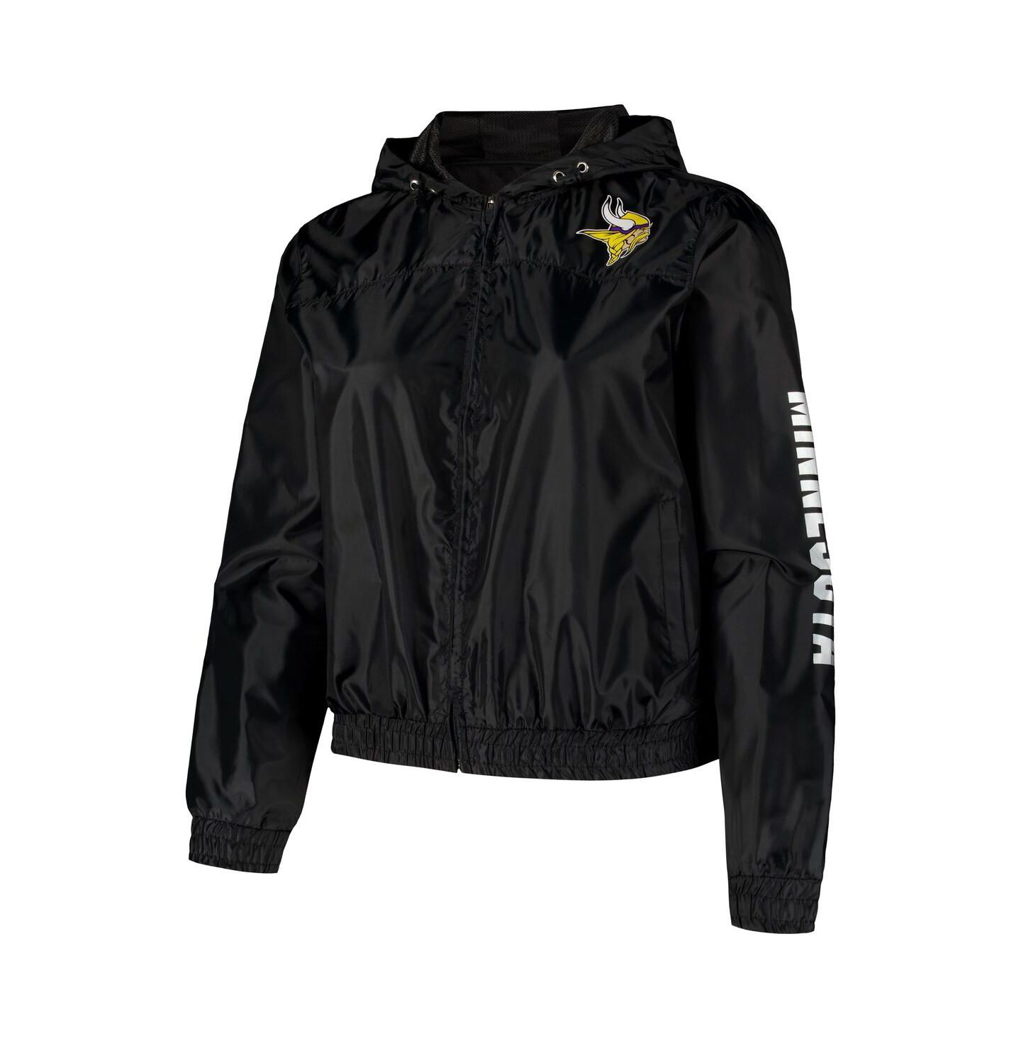 Женская куртка Fanatics Black Minnesota Vikings Full-Zip — фото 3