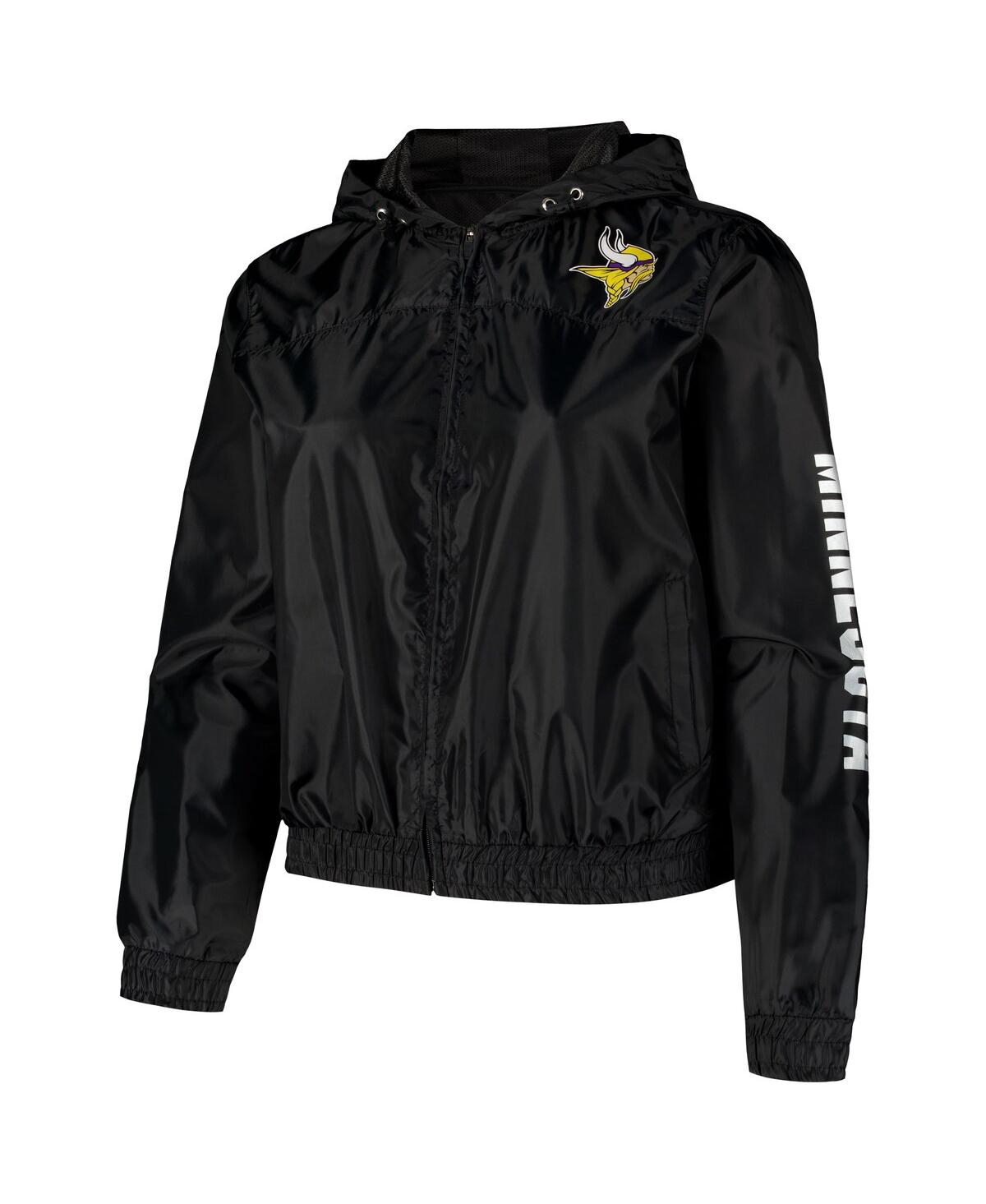 Fanatics Women's Black Minnesota Vikings Full-zip Jacket In Black
