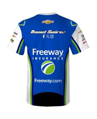 Men's Blue Daniel Suarez Freeway Uniform T-Shirt
