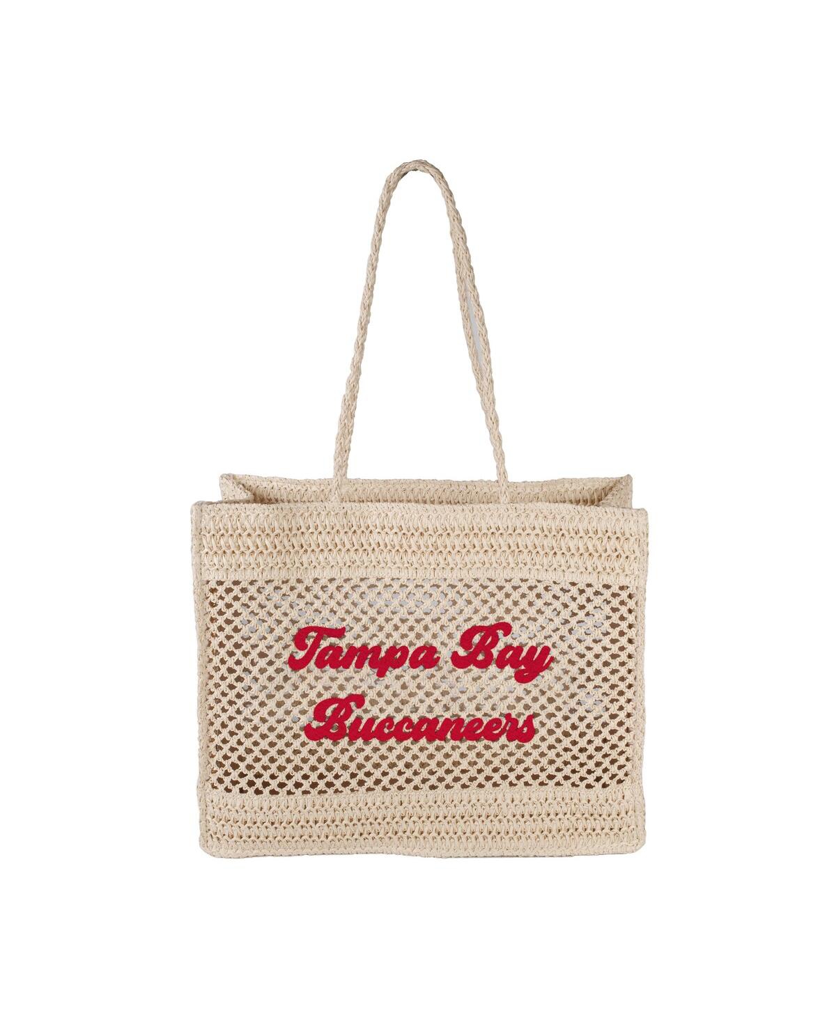 Logo Brands Tampa Bay Buccaneers Coastal Tote Bag In Brown