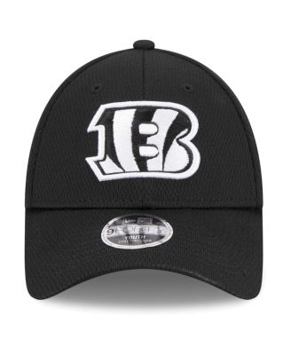 Big Boys and Girls Black Cincinnati Bengals Main B-Dub 9FORTY Adjustable Hat