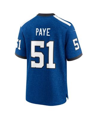 Men's Kwity Paye Blue Indianapolis Colts Alternate Game Jersey
