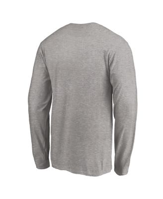 Men's Heather Gray Houston Dynamo Long Sleeve T-Shirt