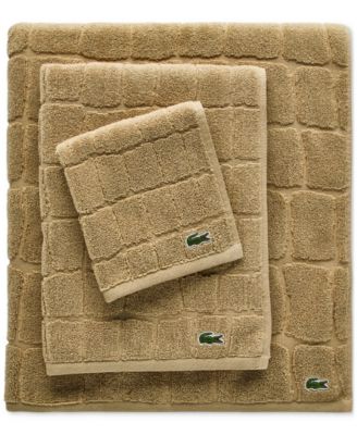 Heritage Croc Scale Cotton Hand Towel, 16" x 30"