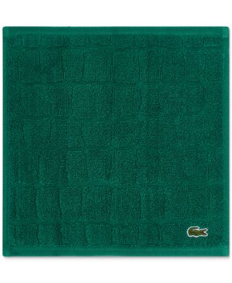 Heritage Croc Scale Cotton Washcloth, 13" x 13"