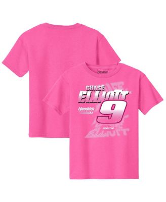 Hendrick Motorsports Team Collection - Big Girls Pink Chase Elliott Car T-Shirt
