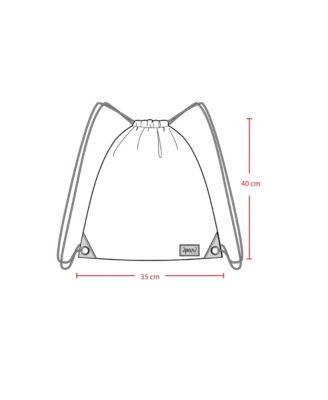 Girl Drawstring Bag Rainbow Gradient - Toddler|Child