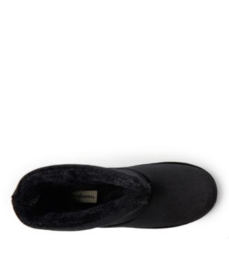 Women's Sara Shiny Velour Bootie House Slipper Boot