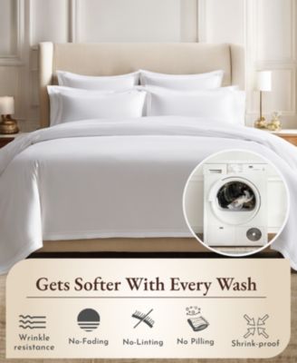 Printed Quatrefoil - 100% Organic Cotton Percale Queen Sheet Set - Deep Pocket,