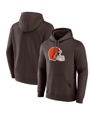 Fanatics - Men's Brown Cleveland Browns Primary Logo Pullover Hoodie