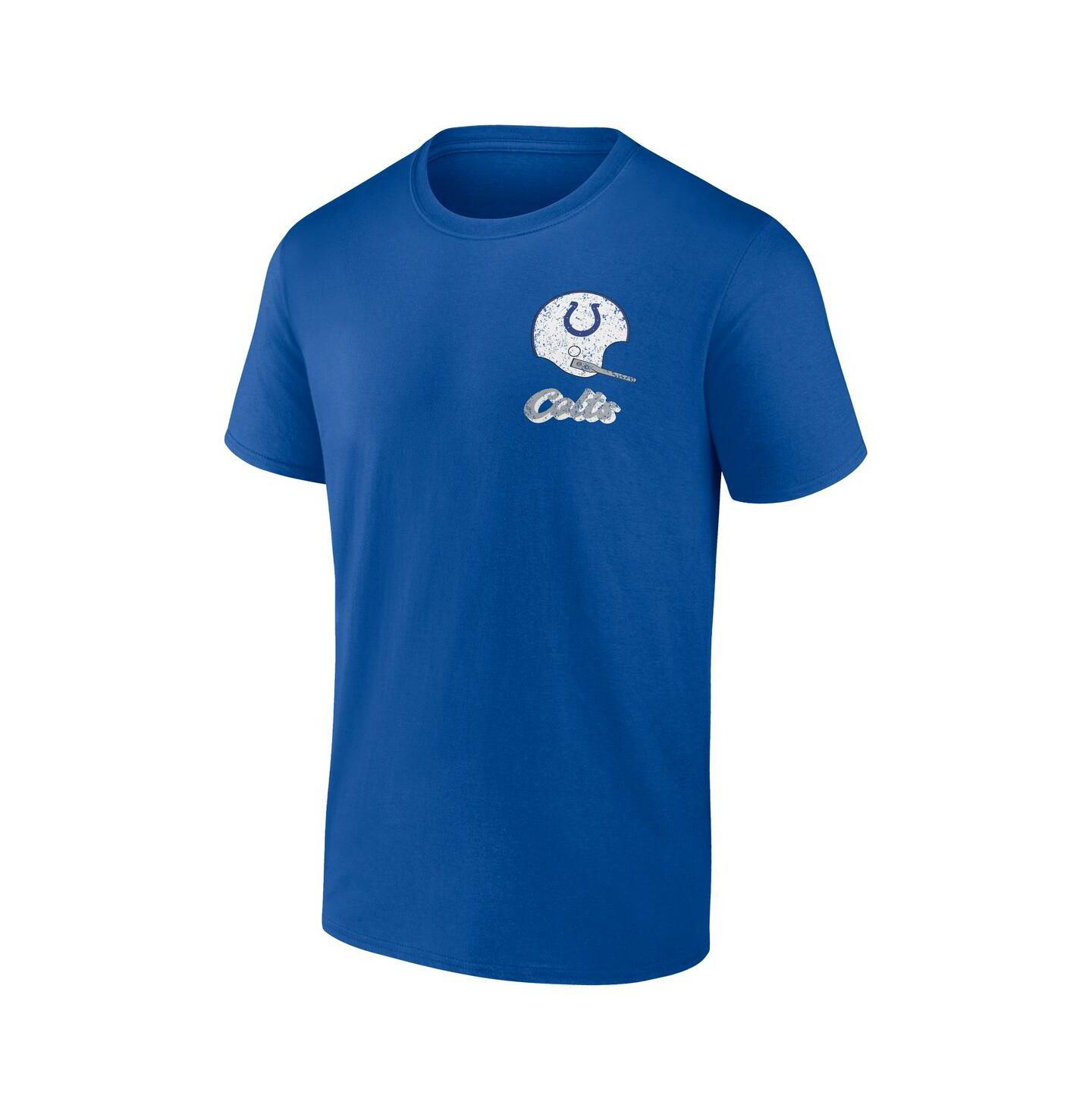 Мужская футболка Fanatics Royal Indianapolis Colts Never Over — фото 2