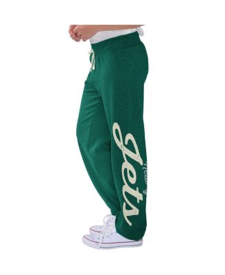 Women's Green New York Jets Scrimmage Fleece Pants
