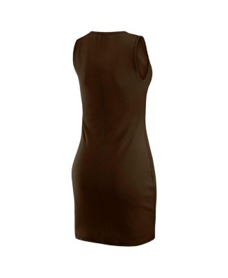x Gracie Women's Hunt Brown Cleveland Browns Ribbed Tank Dress