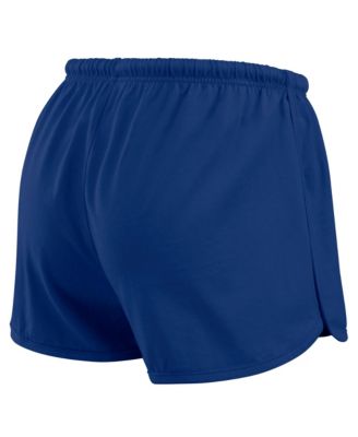 Women's 2-Piece Royal New York Giants Heavy Rugby Jersey Long Sleeve T-Shirt and Shorts Lounge Set