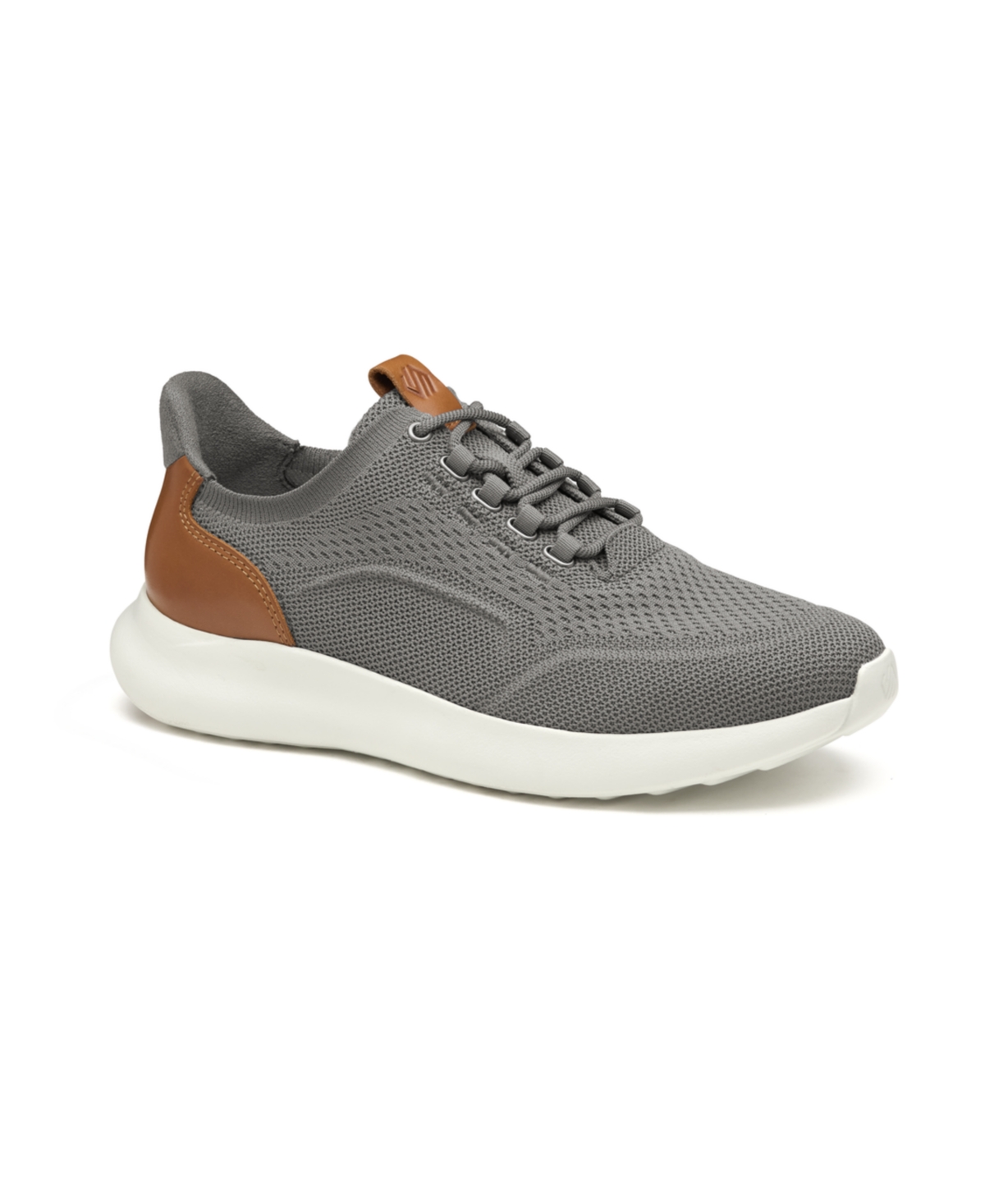 Johnston & Murphy Men's Amherst 2.0 Knit Plain Toe Sneaker In Gray