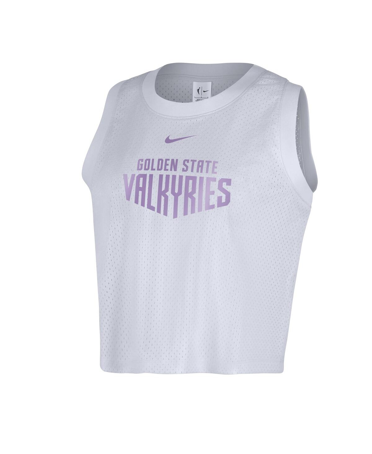 Nike White Golden State Valkyries Mesh Tank Top In White