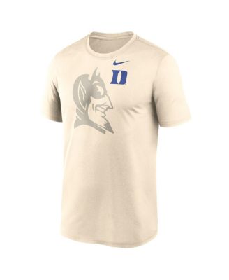 Men's Natural Duke Blue Devils Campus Shadow Legend Performance T-Shirt