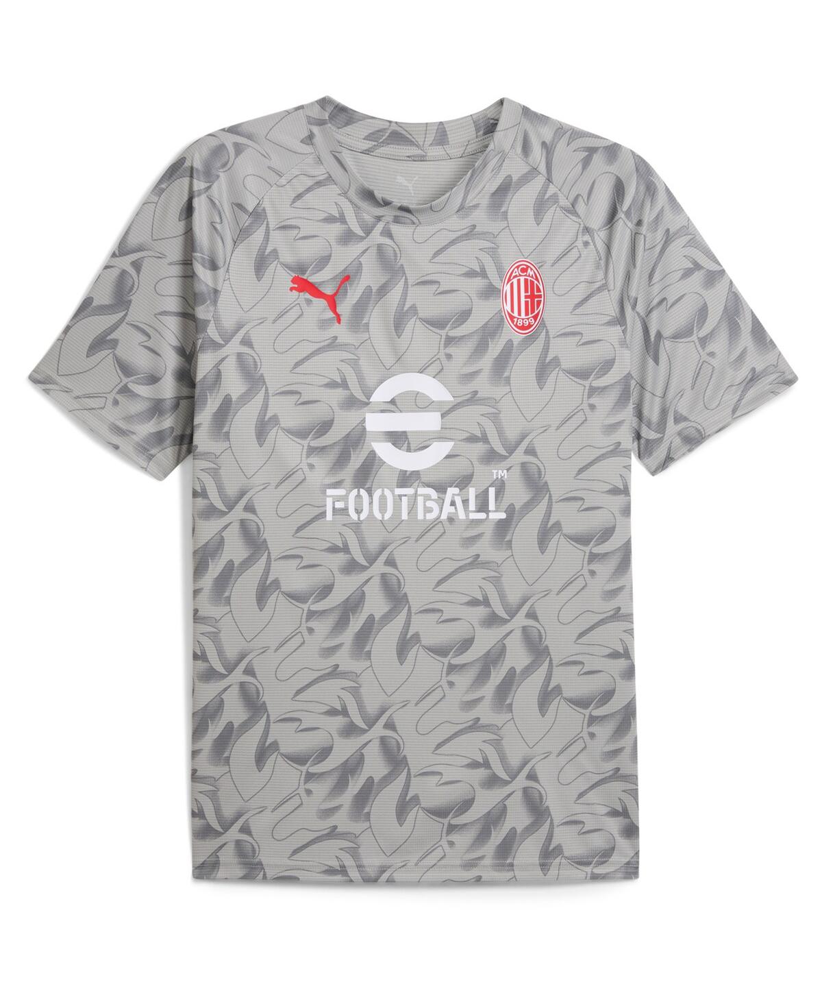 Puma Men's Gray Ac Milan 2025/26 Pre-Match Training Jersey