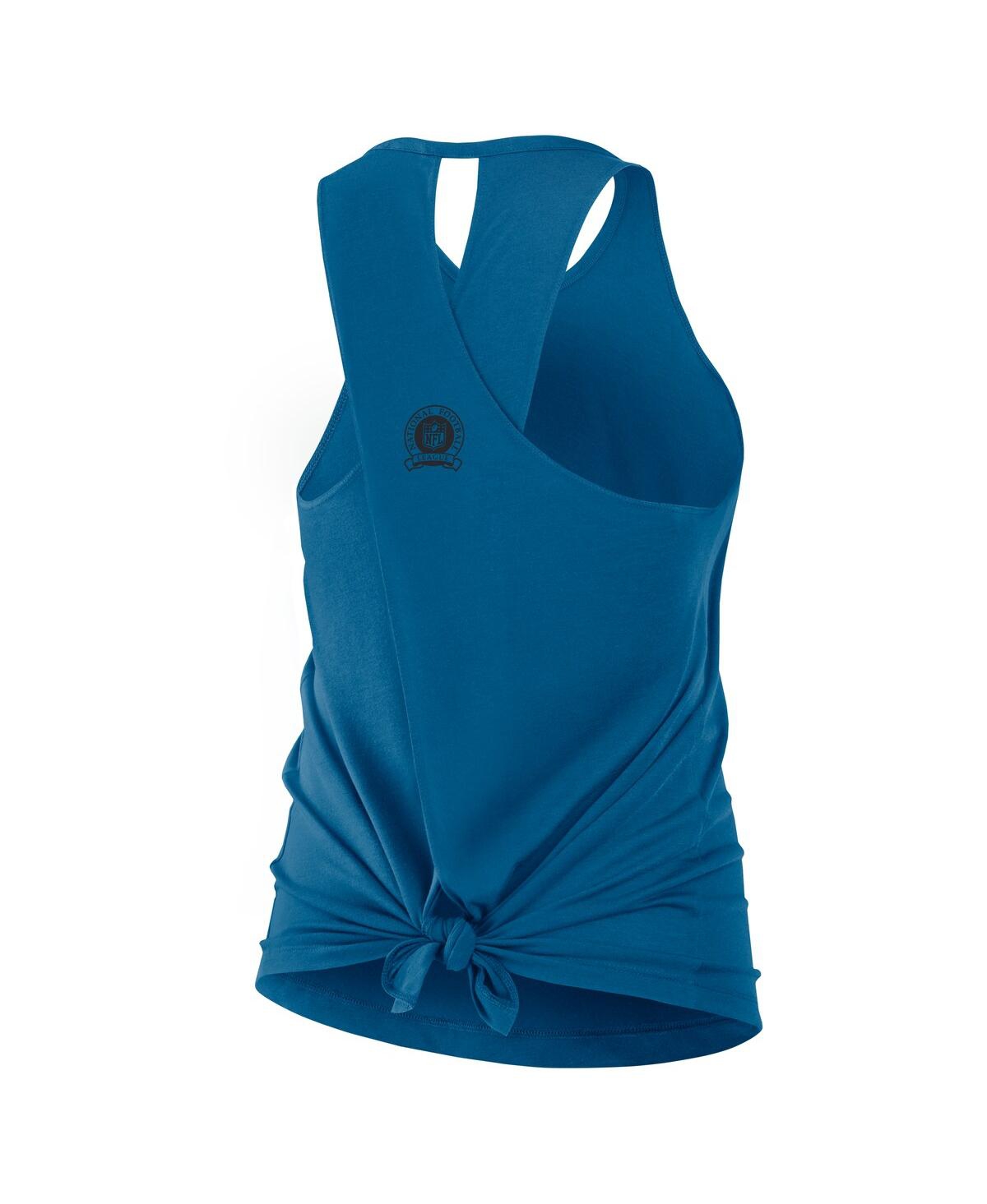 Nike Navy Dallas Cowboys Glory Crisscross Performance Tank Top In Blue