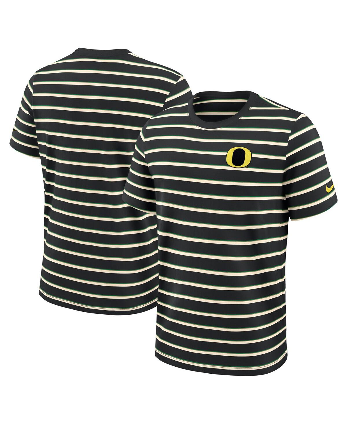 Nike Black Oregon Ducks Athletic Prep Legacy Summit Stripe T-shirt In Black