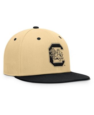 Men's Khaki/Black South Carolina Gamecocks Balance Fitted Hat