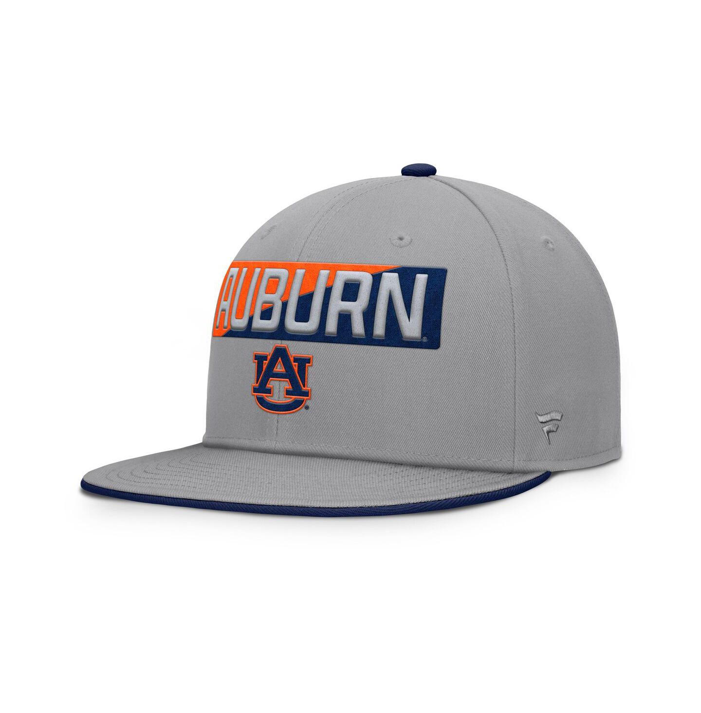 Мужские головные уборы Fanatics Gray Auburn Tigers Duo Snapback Hat — фото 1