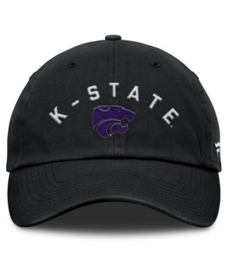 Men's Black Kansas State Wildcats Myth Adjustable Hat