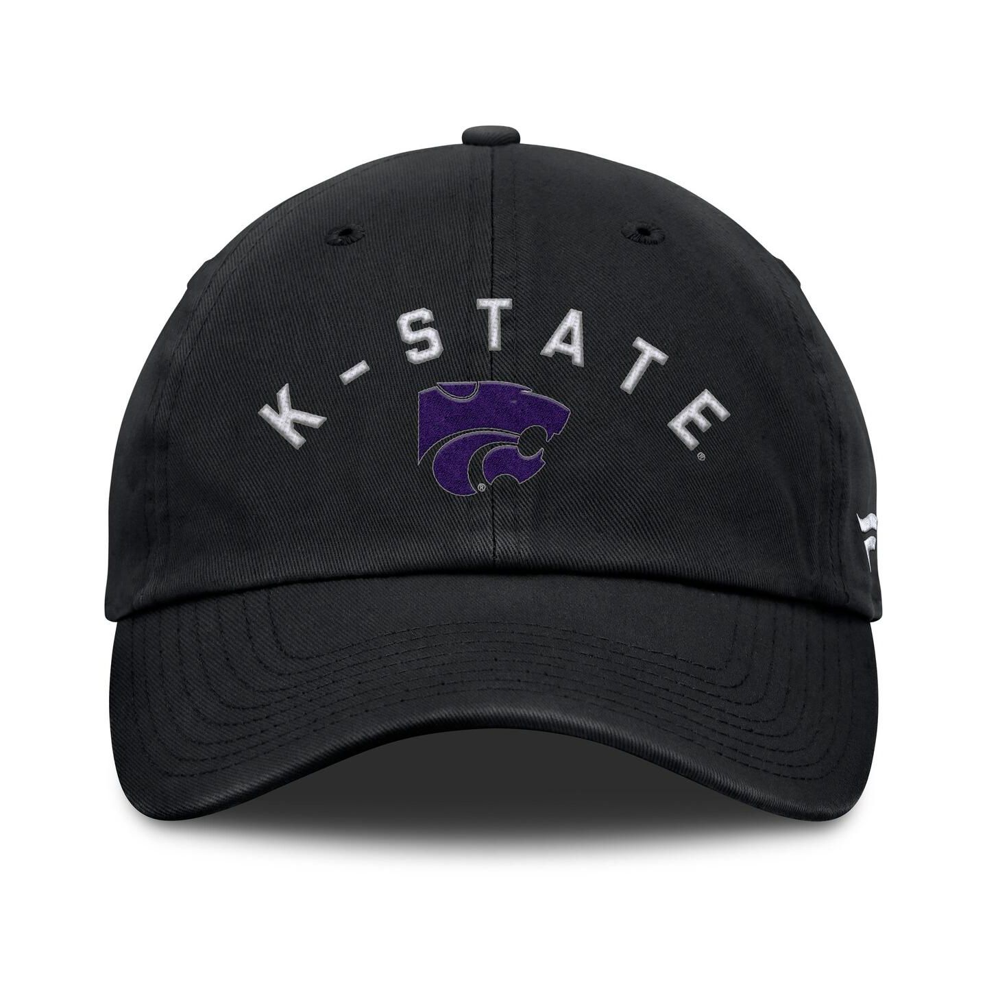 Мужская кепка Fanatics Black Kansas State Wildcats Myth Adjustable Hat — фото 2