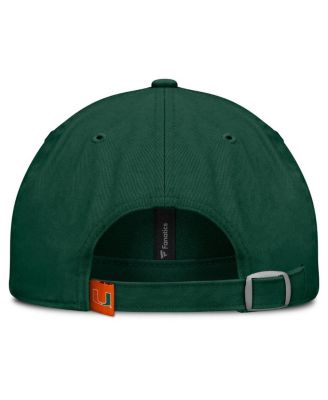 Women's Green Miami Hurricanes Candid Adjustable Hat