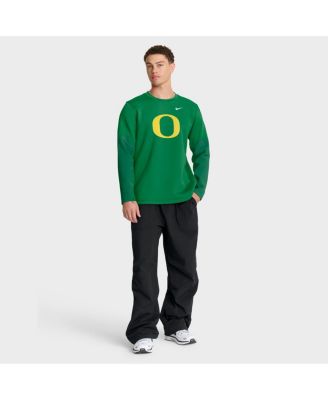 Men's Green Oregon Ducks 2025 Sideline Coach Performance Long Sleeve T-Shirt