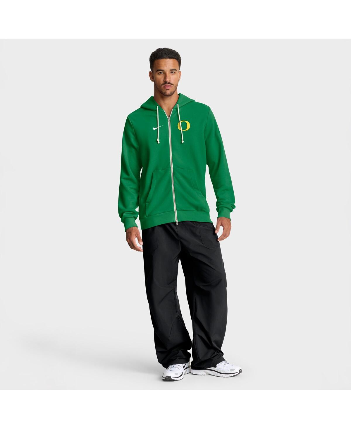 Nike Green Oregon Ducks 2025 Sideline Standard Issue Dri-fit Full-zip Hoodie In Green