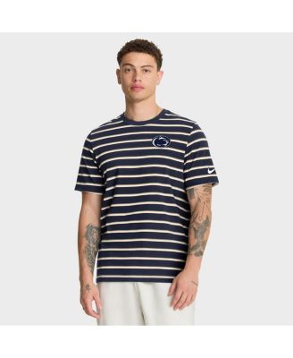 Nike - Men's Navy Penn State Nittany Lions Athletic Prep Legacy Summit Stripe T-Shirt