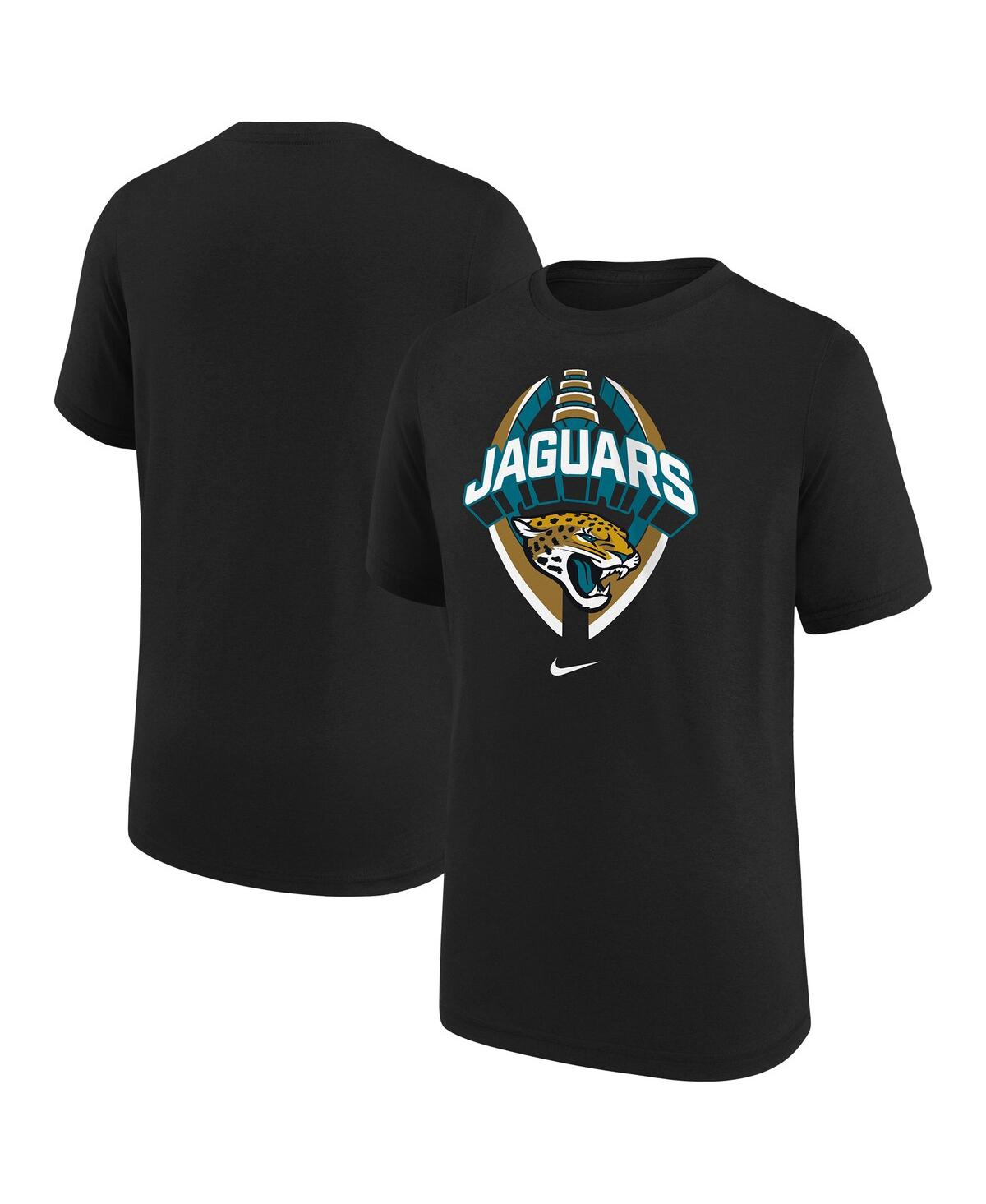 Nike Big Boys And Girls Black Jacksonville Jaguars Icon Legend T-shirt In Black