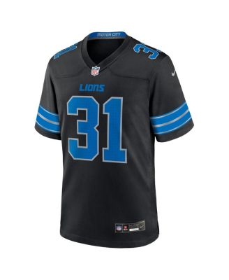 Men's Kerby Joseph Black Detroit Lions Alternate Game Jersey