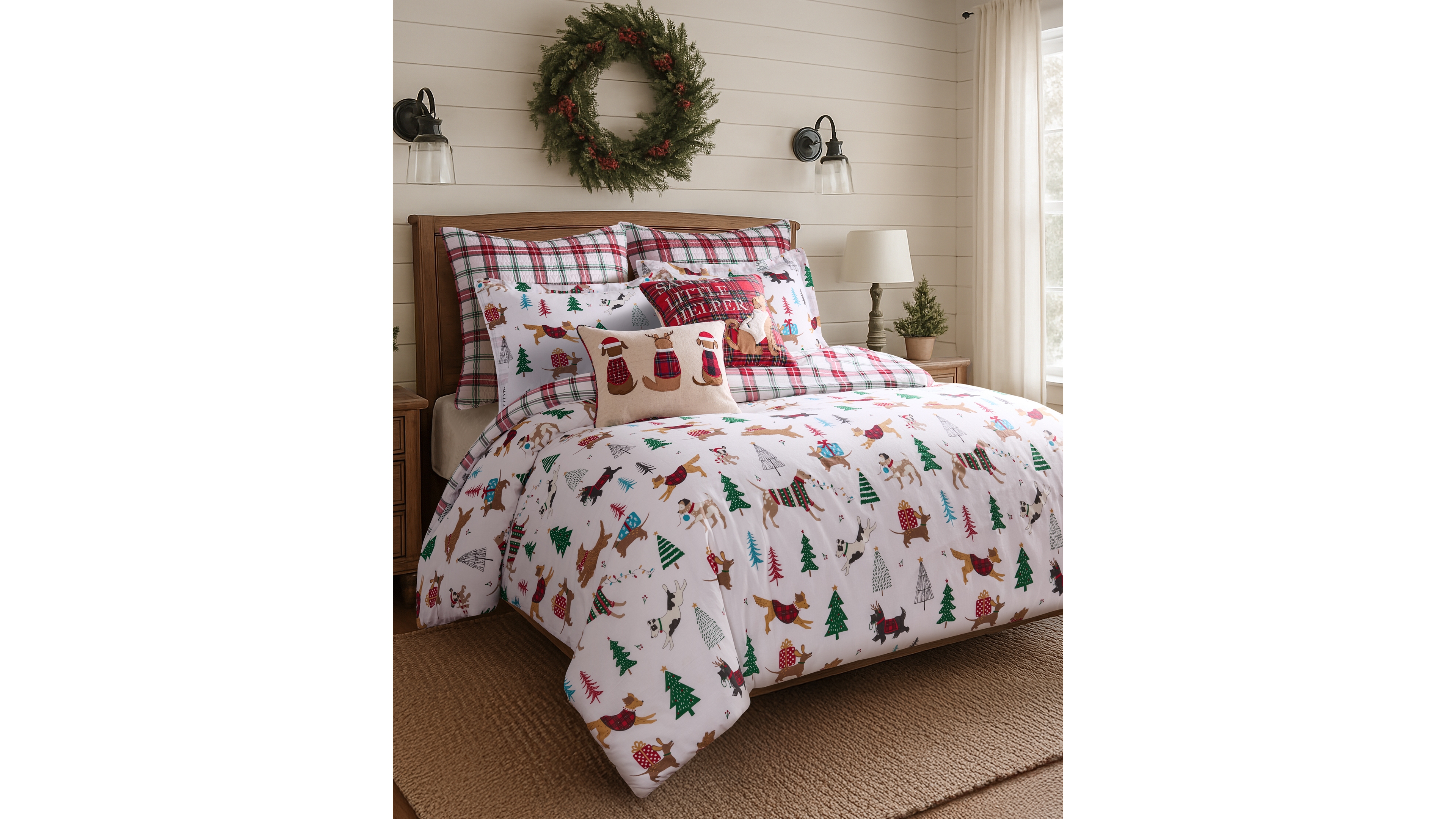 Levtex Home Jingle Paws Reversible 3-Pc. Comforter Set, King