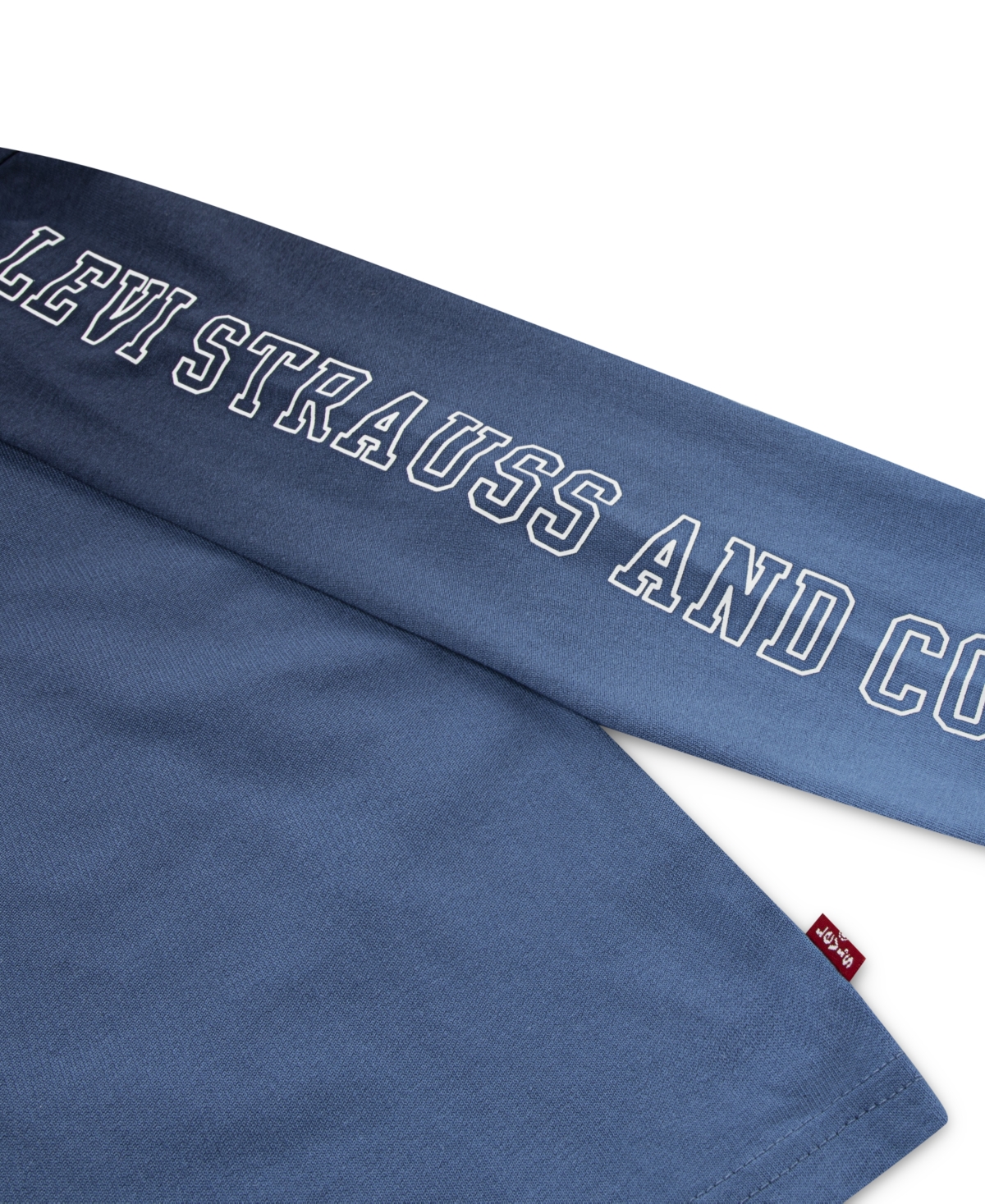 Levi's Big Boys Ombre Print Long Sleeve T-shirt In Blue