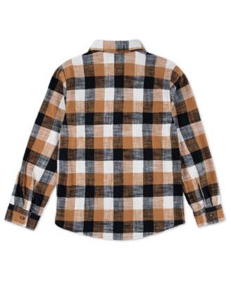 Boys' 8-20 Buffalo Checkered Flannel Long-Sleeve Shirt
