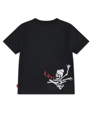 Boys 2T-7 Shredding Skeleton Short Sleeve T-Shirt