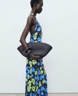 Women's Long Floral-Print Dress