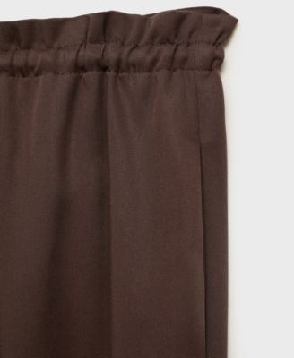 Women's Lyocell Wide Leg Tie Pants