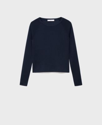 Women's Long-Sleeved Fine-Knit Sweater