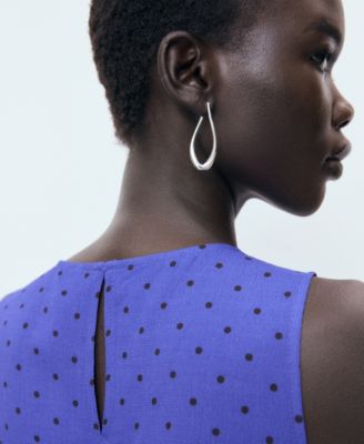 Women's Polka Dot Midi Dress