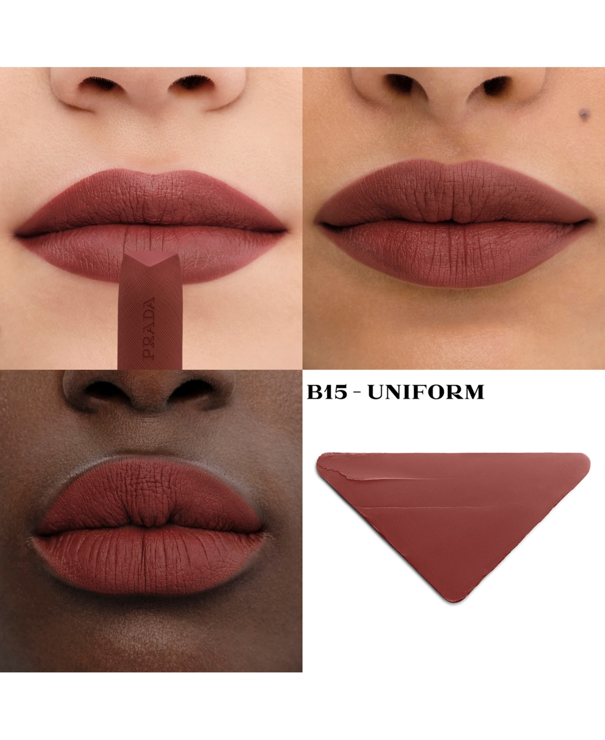 Prada Beauty Monochrome Hyper Matte Nude Refillable Lipstick