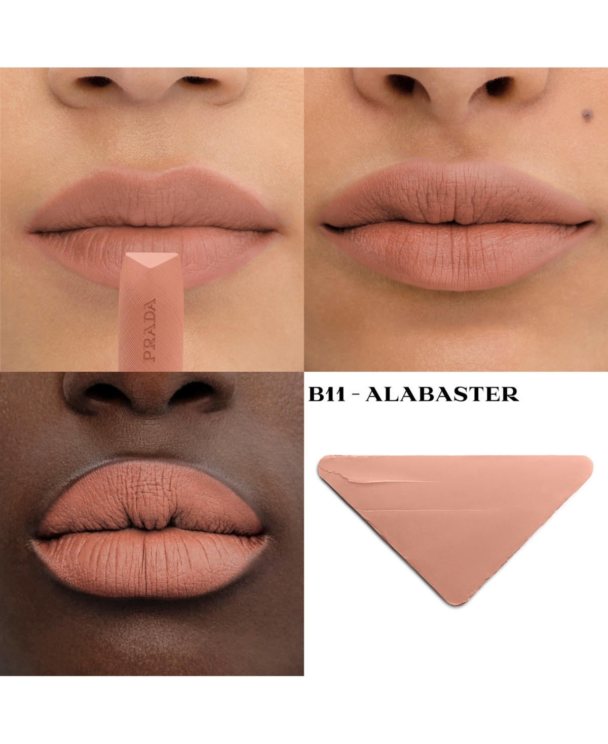 Prada Beauty Monochrome Hyper Matte Nude Refillable Lipstick