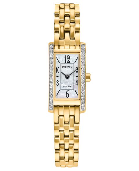 Женские часы Citizen Classic Petite Palidoro Gold-Tone Stainless Steel Bracelet Watch, 28.3mm