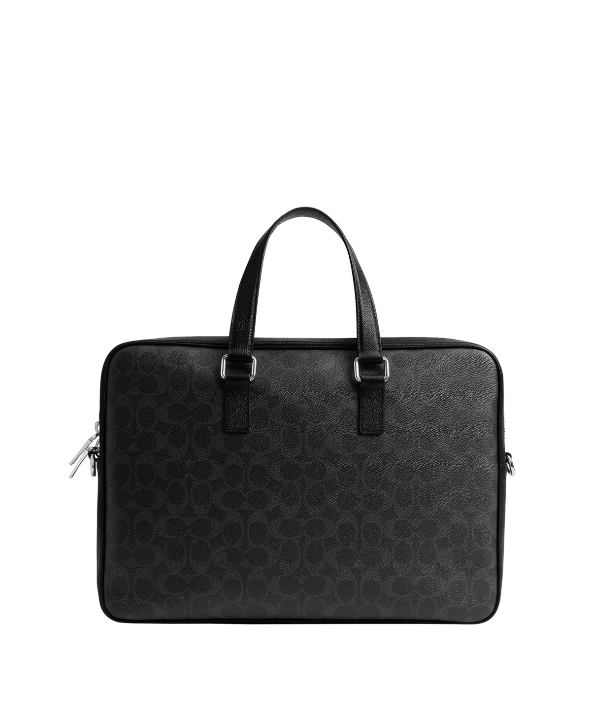 Coach Men's Caden Brief Signature Coated Canvas Laptop Bag